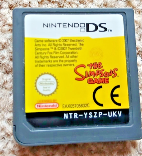 The simpsons game nintendo - simpsons,