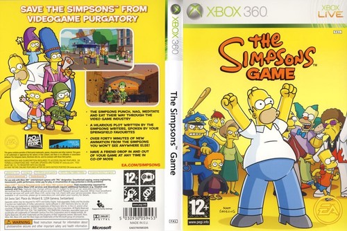 The simpsons game xbox 360 - the,