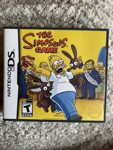 The simpsons game nintendo - game, ds