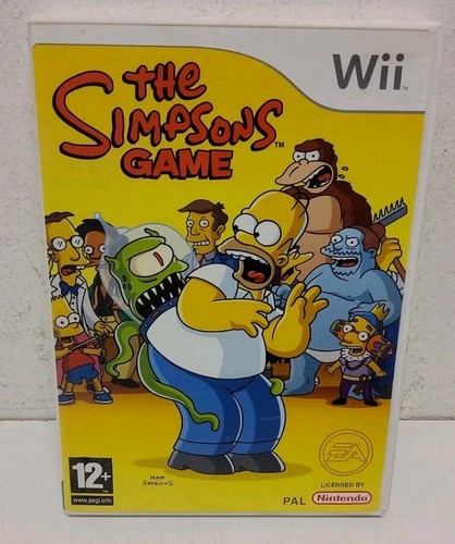 The simpsons game nintendo wii - the,