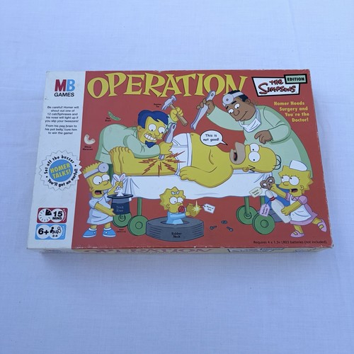 The simpsons operation board - the,