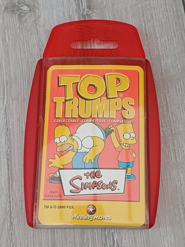 The simpsons top trumps - top, card