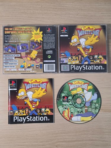 The simpsons wrestling - simpsons, (sony