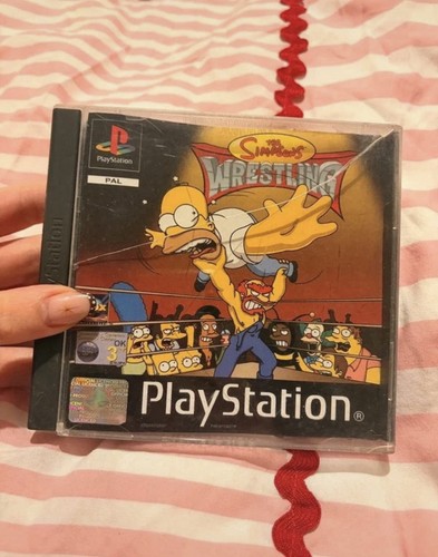 The simpsons wrestling sony - simpsons,
