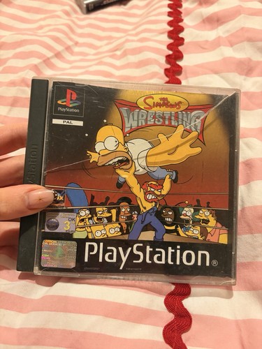 The simpsons wrestling sony - simpsons,