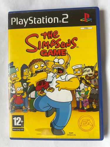 The simpsons game disc - game, (ps2)