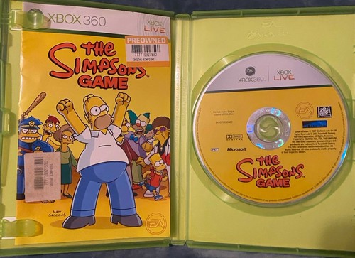 The simpsons game for xbox - game,