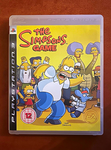 The simpsons game - simpsons, playstation