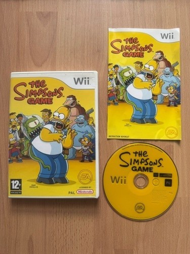 The simpsons game nintendo - game, wii